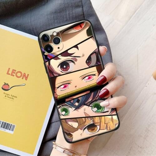 Demon Slayer kimetsu no yaiba anime For iPhone se 6 6s 7 8 plus x xr xs 11 12 mini pro max soft silicone phone case cover shell