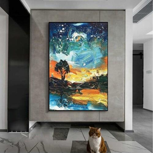 Modern Abstract Oil Painting On Canvas Abstract Thick Texture Hand Painted Painting Wall Art Pictures For Living Room Home Decor