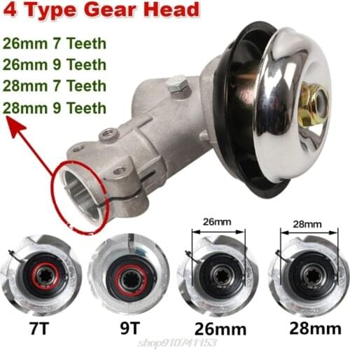26mm/28mm Trimmer Gearhead Brushcutter Grass Trimmer Replace Gear Head Lawn Mower Parts Gardening Tool M30 21 Dropshipping