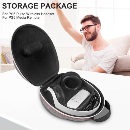 Shockproof EVA Headphone Hard Case Portable Storage Headset Cover Waterproof Headphones Box Carrying Case For Sony PS5 PULSE 3D