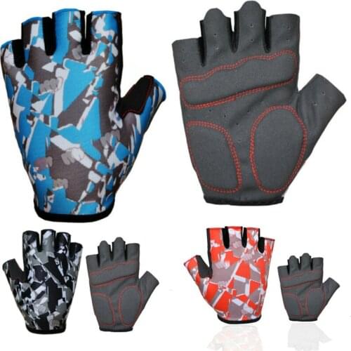 Cycling Gloves Half Short Finger Bike Gloves Breathable Mountain Road Bicycle Men Sport Gloves Cycling Clothing Unisex