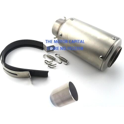 Motorcycle Exhaust Muffler Titanium Alloy Muffler Exhaust Escape Pipe Motorcycle Exhaust Pipe