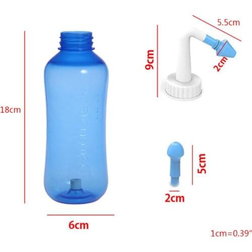 Adults Children Nose Wash System Pot Sinus & Allergies Relief Rinse Neti 500mL