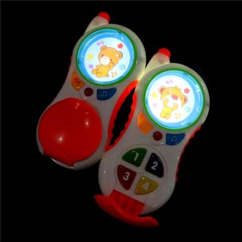 Funny baby toys with sound and light Child music phone Learning Study Baby cell phone toys Educational toy promotion