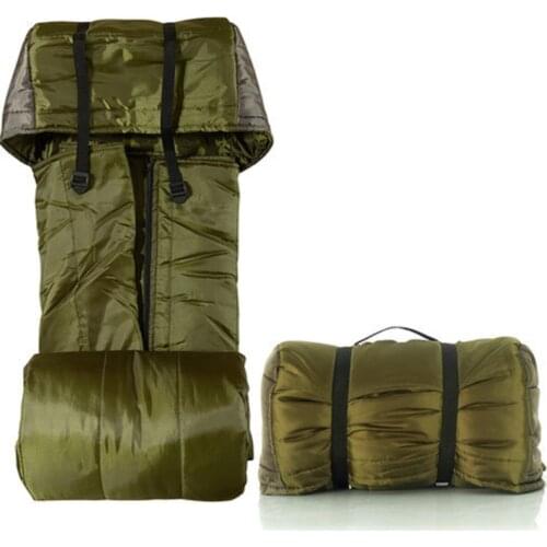 Green Camping sleeping bag Eco for Sleeping bag Khaki color