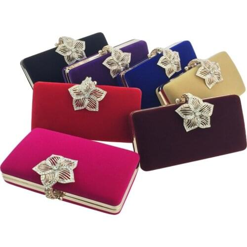 DAIWEI New Womens Fashion Luxury Handbags Formal Event/Party Wedding Evening Bag/Handbag/Clutch with Diamonds VELOUR LADY BAG