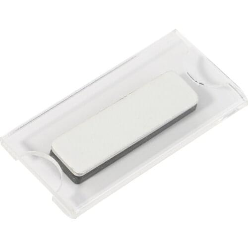 1pc Pin or Magnet Acrylic Plastic Name Id Badge Clear Holder Business Card Tag