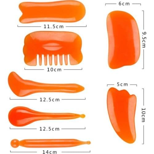 1PC Resin Face Lift Gua Sha Massage Scraping For Face Neck Handmade Guasha Massager Scrape Therapy Acupressure