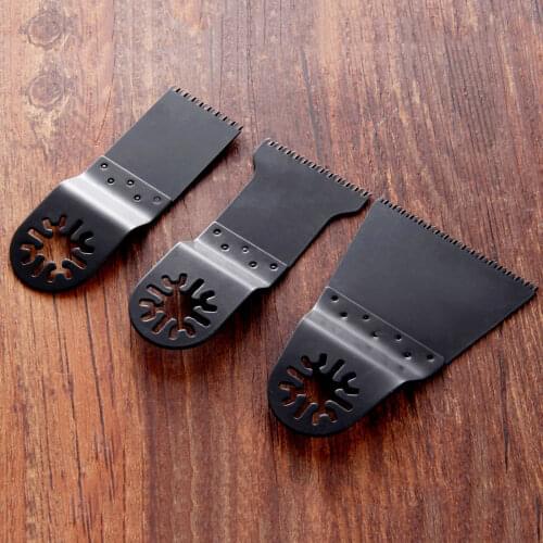 3Pcs (32+45+65mm) Precision Oscillating Multi Tool HCS Japan Saw Blades for Fein Dremel TCH Multimaster Wood Cutting Power Tools