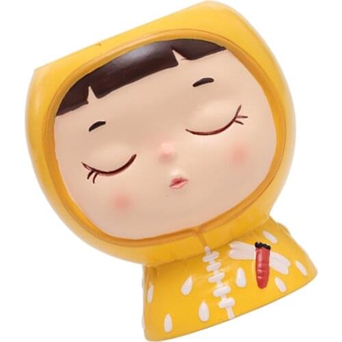 4pcs Cute Pot Planter Pot Creative Mini Herbs Planter Decoration Crafts