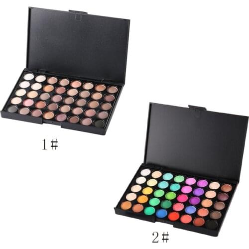40 Colors Women Facial Makeup Tools Long Lasting Luminous Eyeshadow Palette Eye Cosmetic Makeup Tools 2016 Hot Sale Beauty Hot
