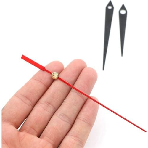 5 Sets Repair Replacement Essential Accessories Black DIY Clock Quartz Watch Wall Clock Movement Mechanism Parts