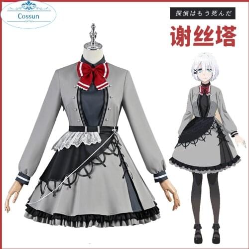 Anime! La Detective Esta Muerta Siesta Game Suit Lolita Dress Uniform Cosplay Costume Halloween Party Outfit For Women 2021 NEW
