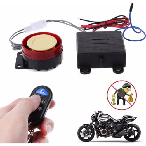 Free shipping Top Quality 1 Pc Scooter Car Security Alarm System Remote Control 12V Anti-theft Bike Motorcycle