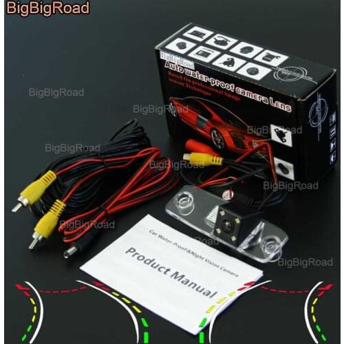 BigBigRoad Car Intelligent Dynamic Track Rear View Camera For Hyundai Elantra Accent Tucson Veracruz Sonata Terracan
