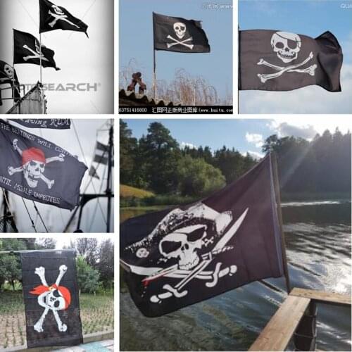 Large Pirate Flag LGBT Rainbow Gay Pride Flag 3x5FT Vikings Skull Flags And Banners Parade Banner Polyester Printed Drapeau