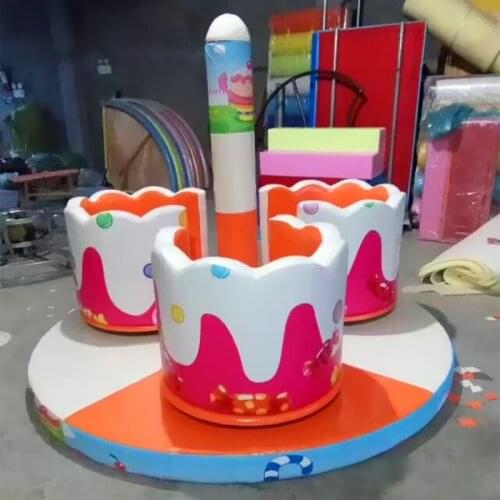 Children electric soft electric play toys rotating cup YLW-INA18103