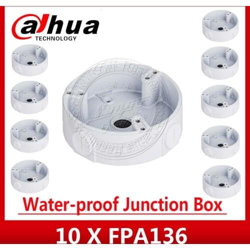 Express Shipping 10PCS/Lot Dahua PFA136 Waterproof Junction Box for IPC-HDW4433C-A IPC-HDW4233C-A CCTV POE Camera