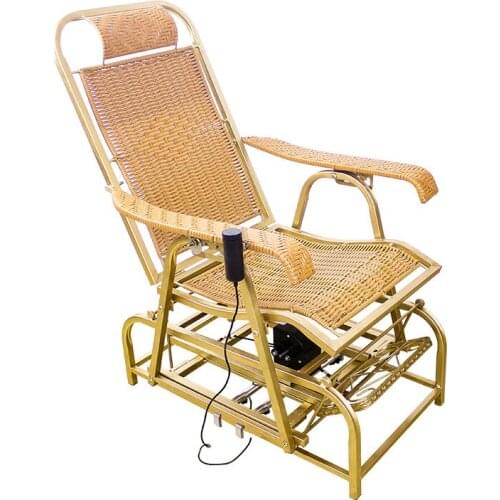 Adult Electric Rocking Chair With Adjustable Seat, Leisure Balcony Recliner Can Load 200KG