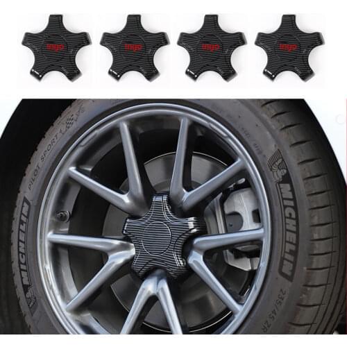 For Tesla Model 3 Five Claw Wheel Center Caps Hub Cover Lug Nut Covers Model 3 Hubcaps Car Decoration Modification ABS 2017-2021