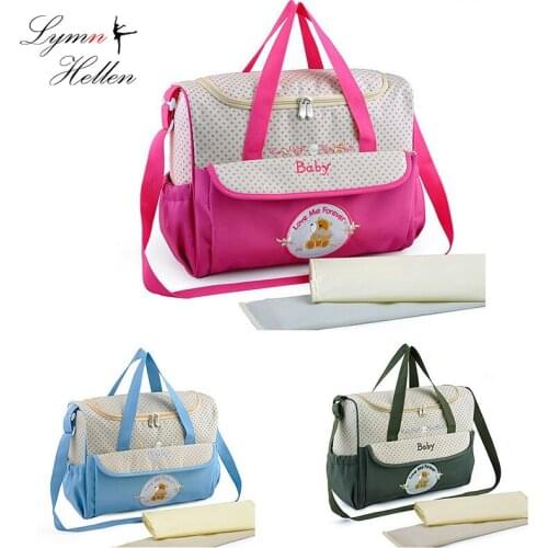 New Perfect for Maternity Mother Lightweight Messenger Bear Bag Useful Diaper Tote Baby Care Stroller Hanging Changing Pad