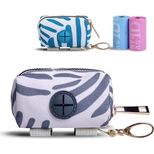 Pet Puppy Cat Pick Up Poop Bag Dispenser Portable Dog Poop Waste Bag Holder Outdoor Garbage Bags Organize Pets Supplies