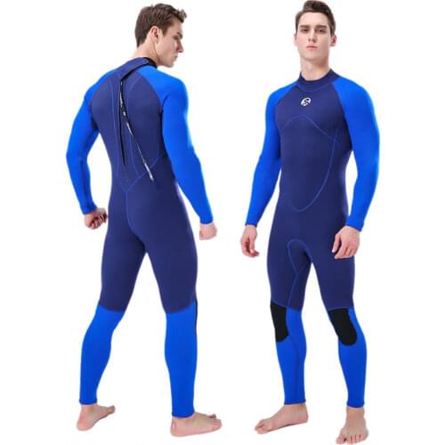 SLINX 3mm Men Full Body Neoprene Triathlon Wetsuit Scuba Diving Wet Suit for Surfing Snorkeling Spearfishing 4 Colors S-XXXL New