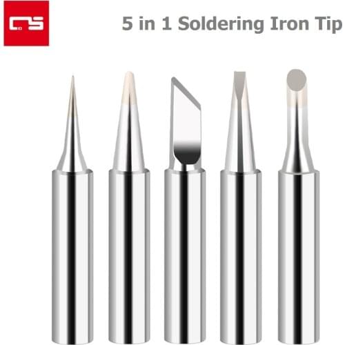 Soldering Iron Tip Kit I+B+K+2.4D+3C Pure Copper 900M Soldering Iron Head Set Inside Hot Electric Soldering Iron Welding Tools