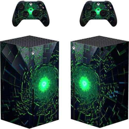 Custom Design Skin Sticker Decal Cover for Xbox Series X Console and 2 Controllers Xbox Series X Skin Sticker Vinyl