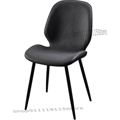 Dining Chair Nordic Family Modern Simple Iron Chair Back Light Luxury Negotiation Cosmetic Chair Dining Table Chair Stool