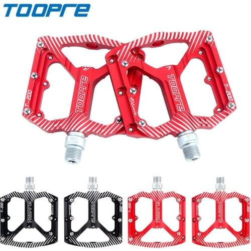 TOOPRE bicycle pedal bearing bearing road bike aluminum alloy pedal mountain bike pedal widened and enlarged