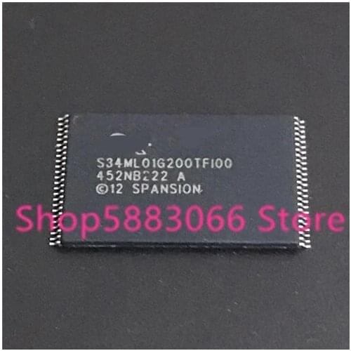 S34ML01G200TF100 34ML01G200TFI00 S34ML01G200TFI00 TSOP48 5PCS
