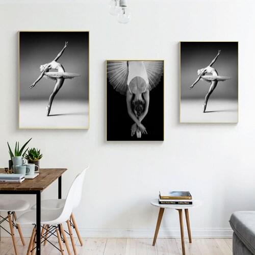 Modern Art Poster Ballet Girl On The Wall Posters And Prints Pictures Home Decoration For Living Room Decoration Canvas Painting