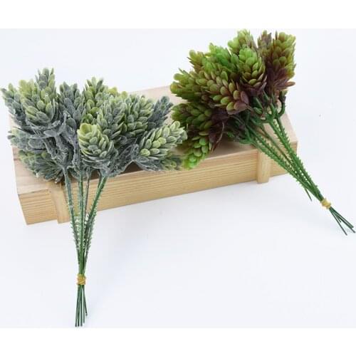6 Pieces Wedding Decorative Flowers Vases for Home Decor Christmas Crafts Pineapple Artificial Plants Fake Flowers for Scrapbook