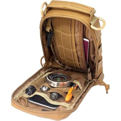 Outdoor Tactical Bag Edc Storage Bag Knife Tool Bag Hunting Molle Small Bag Accessory Tactical Bag Wild Survival First Aid Kit