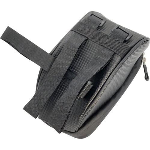 Bicycle Bag Black Ultralight Pu Leather Large Capacity Cycling Bags Sealing Waterproof Durable Cycling Bag Cycling Accessories