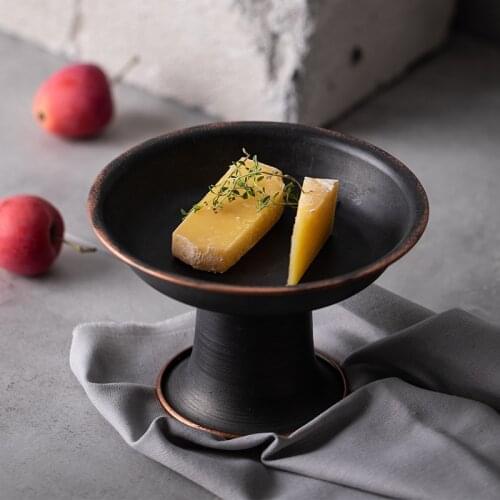 Vintage Creative Wrought Iron Tray Tableware Dessert Plate Creative Cake Dinner Plate Gifts Home Fruit Bread Nut Dried Plat WF