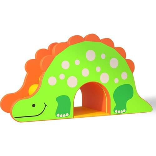 YLWS131 Early Education Kids Climbing Slide Cartoon Animal Toys Indoor Playground PU Soft Equipment
