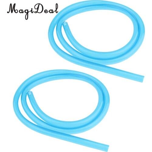 2pcs 100cm Replacement Water Bladder Bag Drinking Tube Hydration Pack Pipe for Camping Hiking Hunting Travel