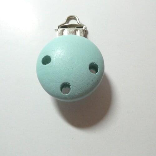 25pcs #18 BABY BLUE Color Baby Pacifier Clips