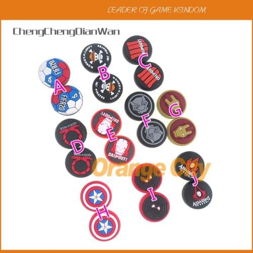 30pcs Soft Silicone Thumb Grip Stick Cap Cover For Sony PS4 PS5 Controller for Playstation 5 Joystick Cap Accessories