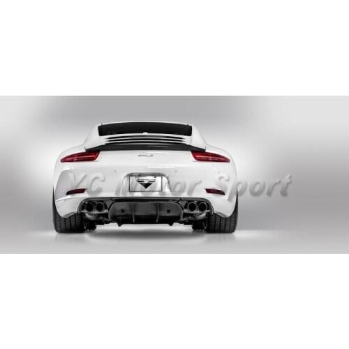 Car Accessories Carbon Fiber VRS V-GT Edition Style Rear Diffuser Fit For 2012-2015 Carrera 911 991 Rear Diffuser