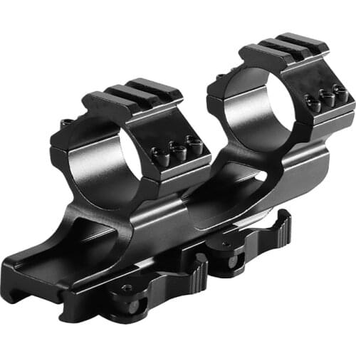 QD Quick Detach 25.4mm /30mm Rings Quick Release Cantilever Weaver Forward Reach Dual Ring Rifle Scope Mount