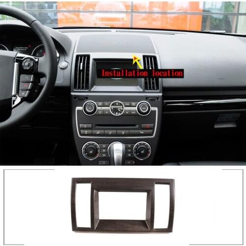 For 2013-2015 Land Rover Freelander 2 ABS navigation GPS screen decorative frame stickers Car interior accessories