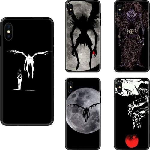 For Galaxy Note 4 8 9 10 20 Plus Pro J6 J7 J8 M30s M80s Ultra 2016 2017 2018 Death Note Ryuk Print Worlds Nicest Black Soft TPU