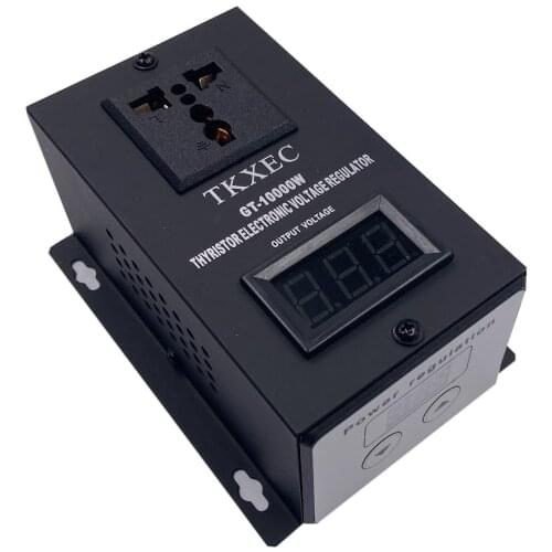 AC 220V 10000W SCR Electronic Voltage Regulator Electric tools Fan Motor Speed Controller Ajustable