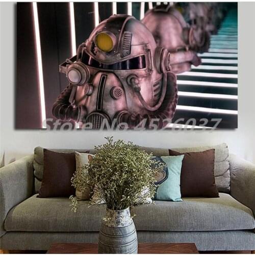 Fallout 76 Power Armor Wall Art Canvas Posters Prints Painting Wall Pictures For Office Living Room Home Decor Tableau Artwork