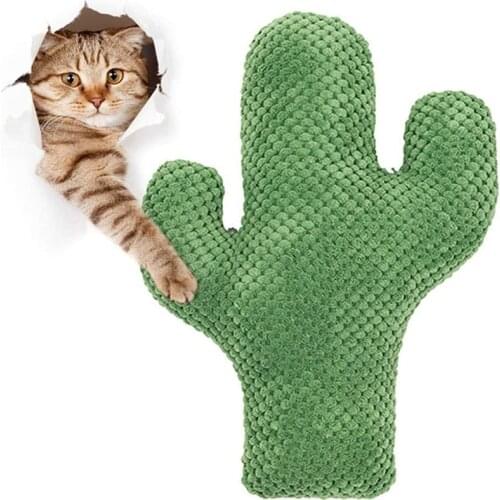 Catnip Cat Toy Cactus Pet Plush Chew Dog Toys Teeth Grinding Chewing Durable Tug Fetch Bite Toys for Small Medium Large Cat Dog