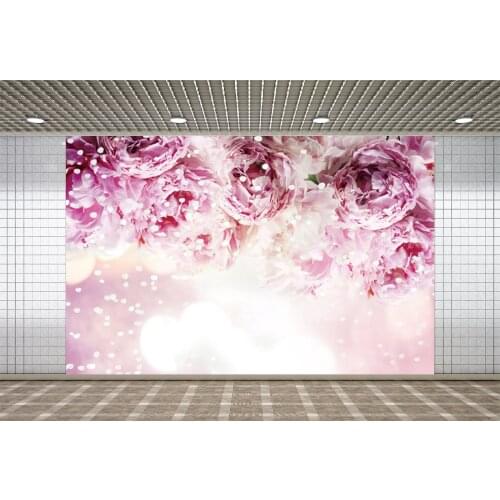 Lyavshi Birthday Wedding Flowers Light Bokeh Party Baby Photography Backdrop Photographic Decoration Background For Photo Studio