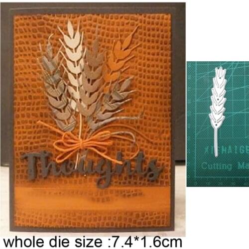Metal steel cutting dies cut die mold plant wheat ears Scrapbooking dies paper cards craft knife mould blade punch stencils dies
